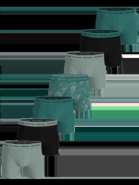 Björn Borg Cotton Stretch Boxers 7-pack Sort, XL