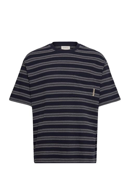 Calvin Klein Jeans | Ss Stripe Jacquard Rlxd Pocket T | XL