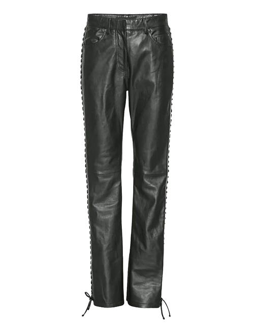 ROTATE Birger Christensen | Laced Leather Pants | 36