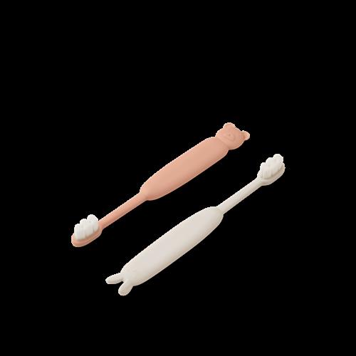 Liewood Fabio Classic Tandbørste Til Småbørn Pale Tuscany / Sandy  Pale Tuscany / Sandy-OS  Beige  One Size 3+ Years unisex