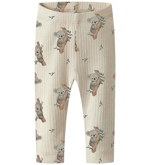Name It Leggings - Rib - NbmBoala - Peyote Melange