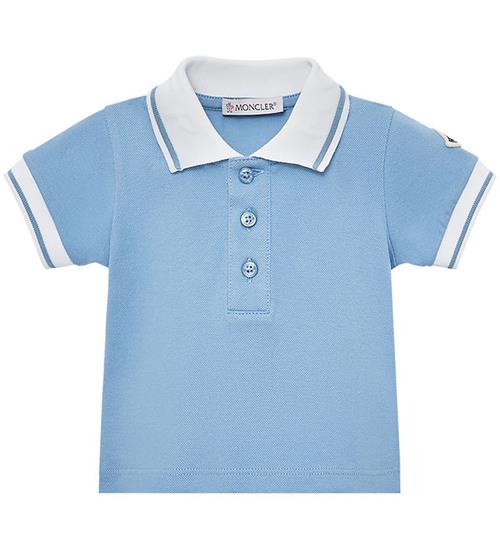 Moncler Polo - Light Blue