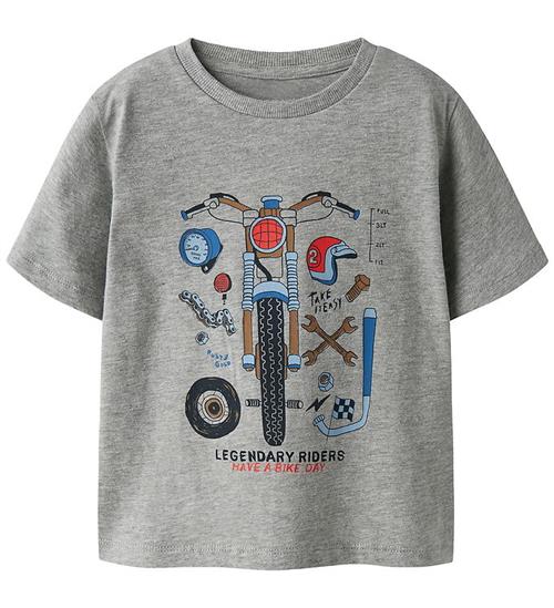 Name It T-shirt - NmmBo - Grey Melange