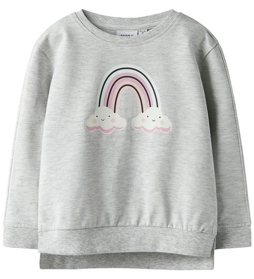 Name It Sweatshirt - NmfBissine - Light Grey Melange