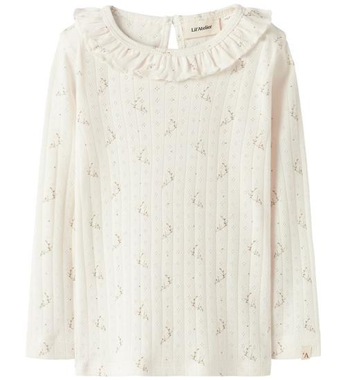 Lil' Atelier Bluse - NmfRachello - Coconut Milk/Flower