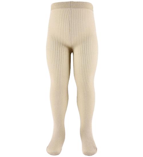 Condor Strømpebukser - Beige m. Glimmer