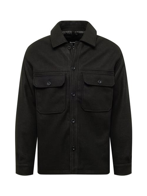 Bershka Overgangsjakke  sort