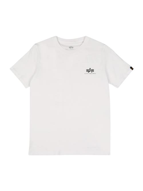 ALPHA INDUSTRIES Shirts  sort / hvid