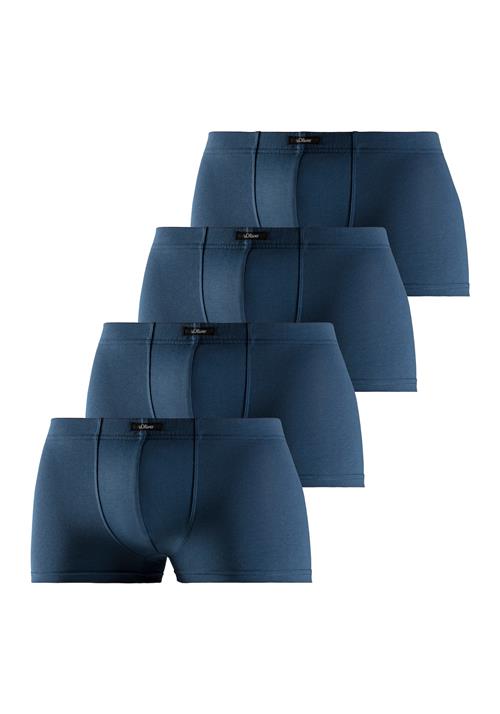 s.Oliver Boksershorts  petroleum / sort / hvid