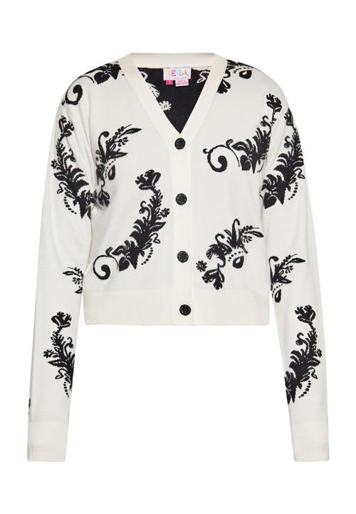 IZIA Cardigan  sort / uldhvid