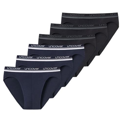 uncover by SCHIESSER Slip  navy / grå / sort / hvid
