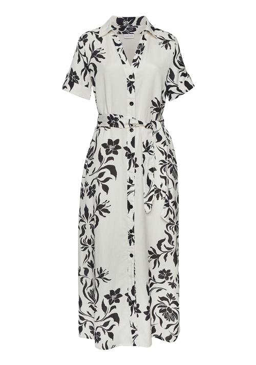 LASCANA Blusekjole  ecru / sort