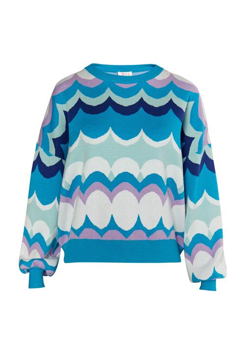 IZIA Pullover  himmelblå / mørkeblå / mint / hvid