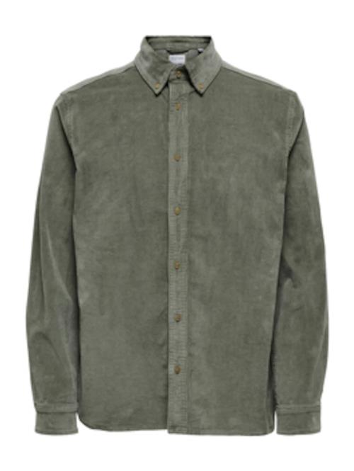 Only & Sons Skjorte 'Michael'  mudderfarvet