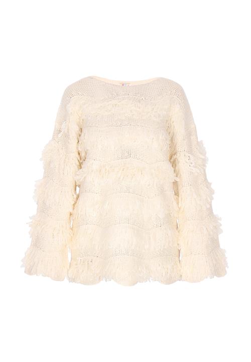 IZIA Pullover  uldhvid