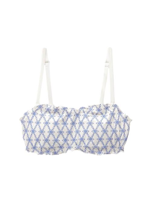 Next Bikinioverdel  blå / hvid