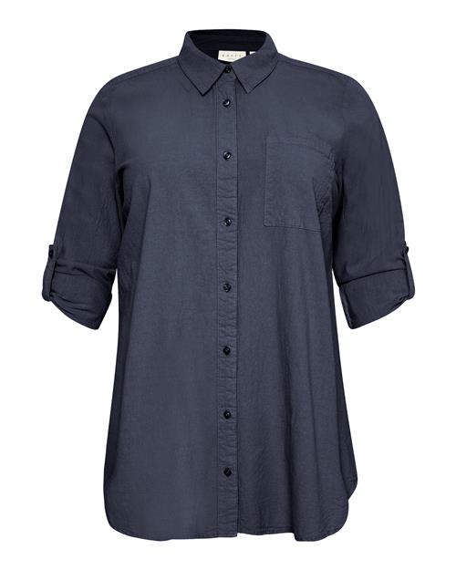 KAFFE CURVE Bluse 'KCNana'  mørkeblå