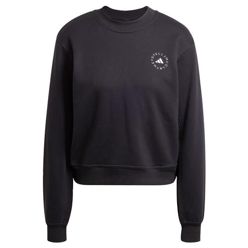 ADIDAS BY STELLA MCCARTNEY Sportsweatshirt 'adidas by Stella McCartney'  sort / hvid