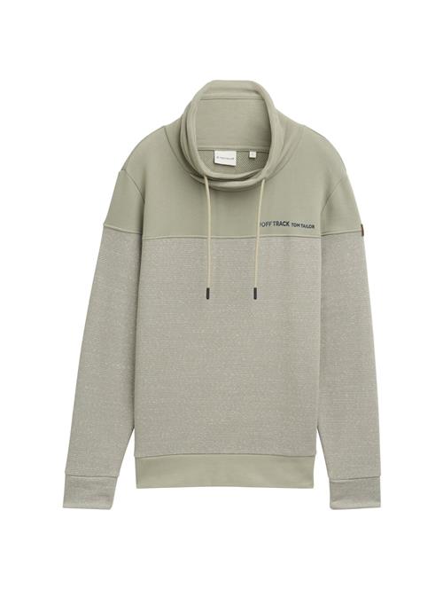 TOM TAILOR Sweatshirt  oliven / pastelgrøn