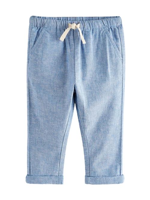 Next Bukser  blå-meleret