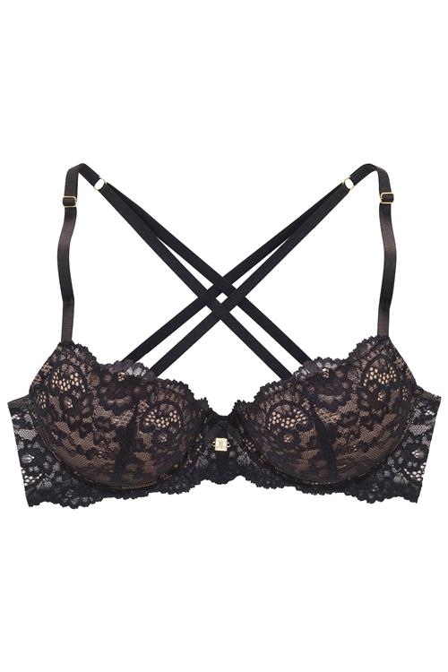 LASCANA BH  beige / sort