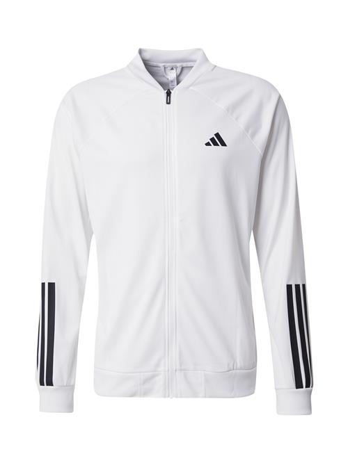 ADIDAS PERFORMANCE Træningsjakke '3S'  sort / hvid