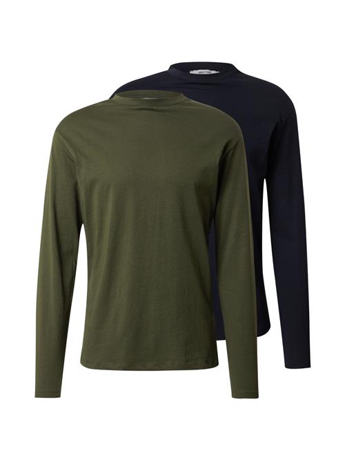 ABOUT YOU Bluser & t-shirts 'Hassan'  mørkeblå / grøn