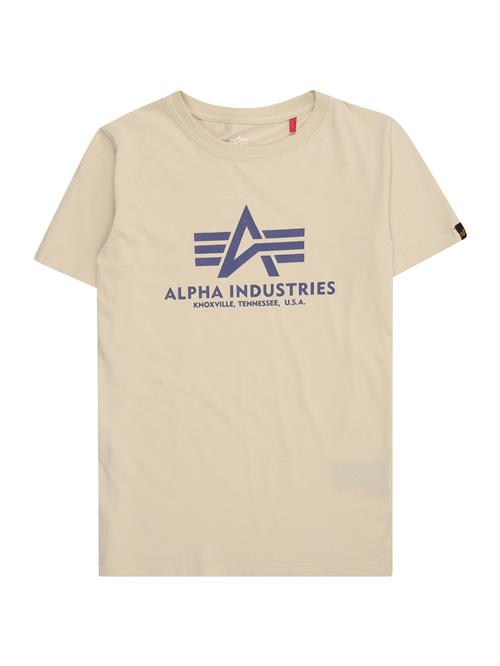 ALPHA INDUSTRIES Shirts  beige / navy