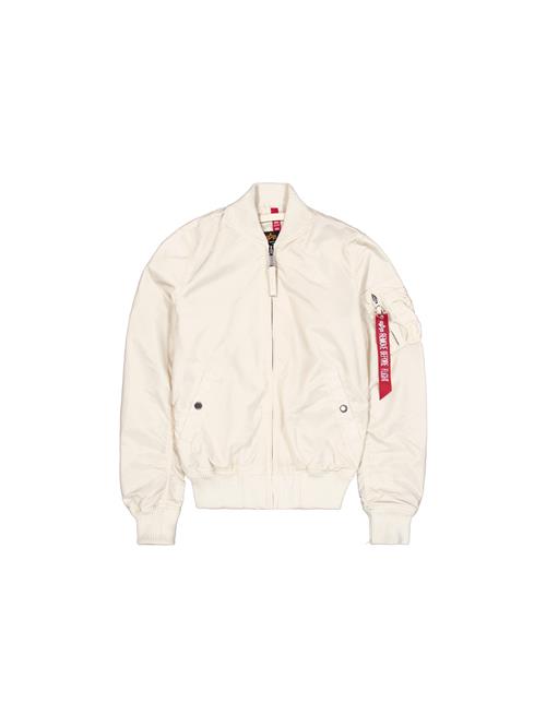 ALPHA INDUSTRIES Overgangsjakke 'MA-1 TT'  naturhvid