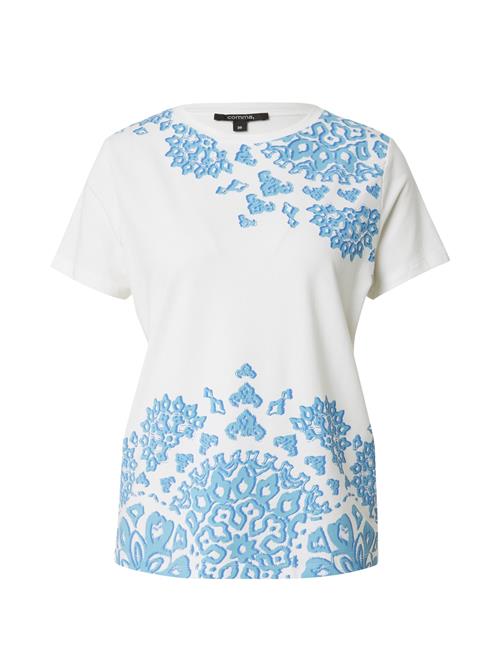 COMMA Shirts  dueblå / lyseblå / hvid