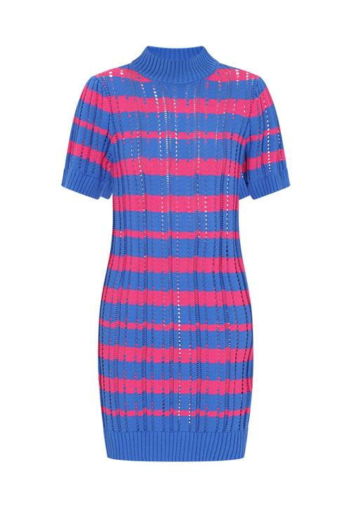 IZIA Strikkjole 'Boho'  blå / pink