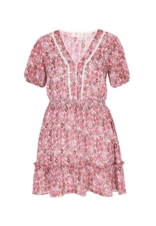 IZIA Sommerkjole 'Fashion Look'  lyseblå / lyserød / magenta / mørkerød