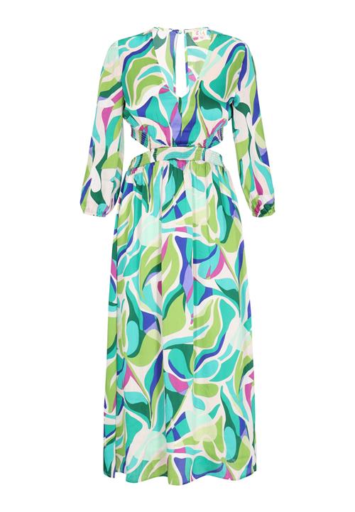 IZIA Kjole 'Fashion Look'  aqua / æble / orkidee / hvid