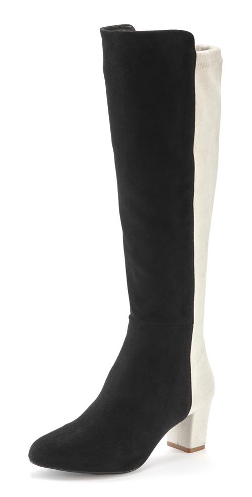 LASCANA Støvler  sort / hvid