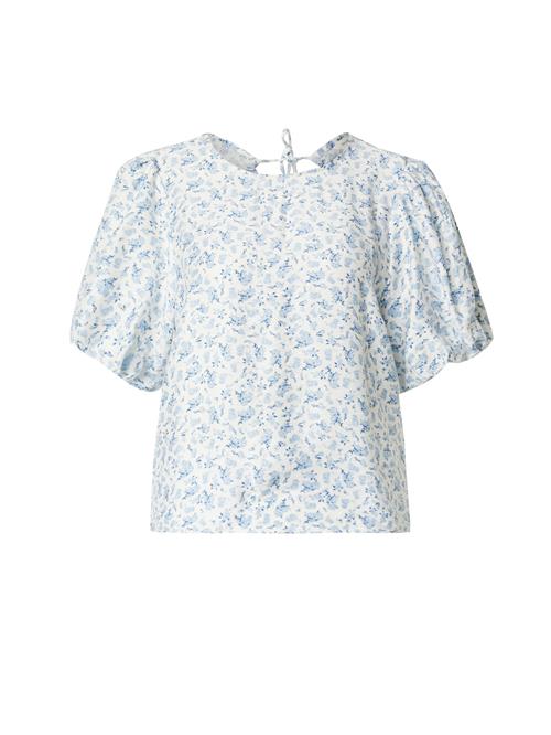 MSCH COPENHAGEN Shirts 'MSCHCajsa Karalynn'  blå / lyseblå / hvid