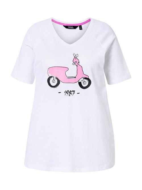 Ulla Popken Shirts  lyserød / sort / hvid