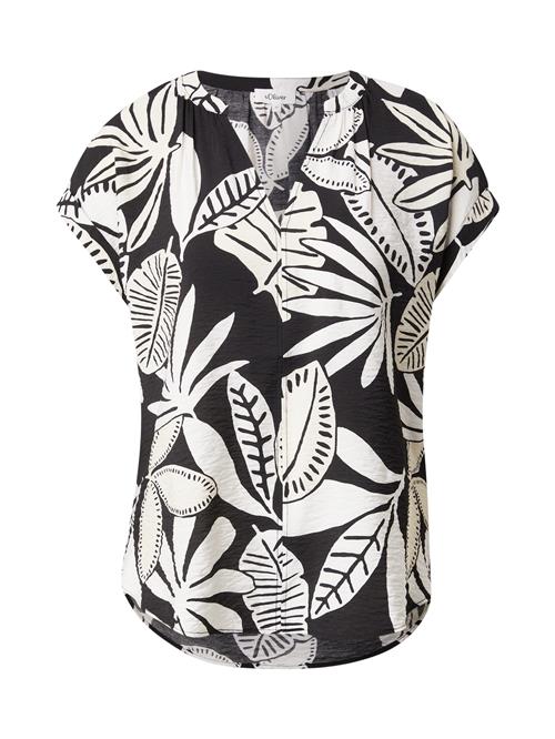 s.Oliver Bluse  sort / hvid