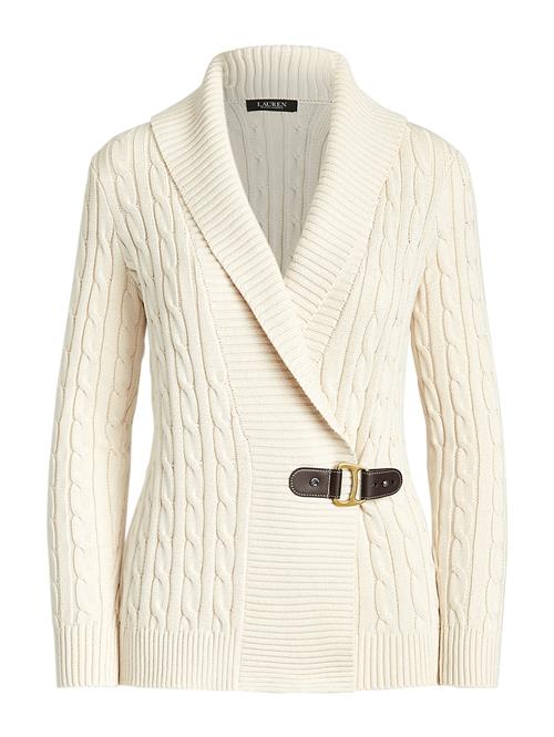 Lauren Ralph Lauren Cardigan 'DONATO'  creme / mørkebrun