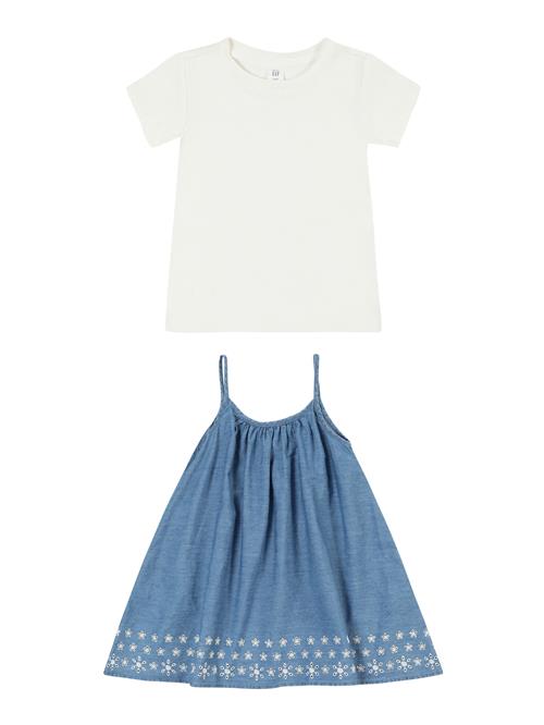 GAP Sæt  blue denim / hvid