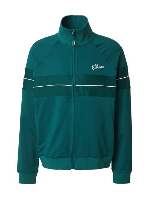 ELLESSE Sweatjakke  mørkegrøn / hvid