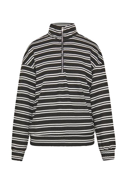 SANIKA Pullover  sort / hvid