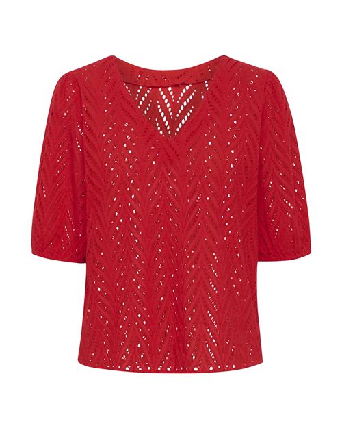 Kaffe Bluse 'Masha'  knaldrød