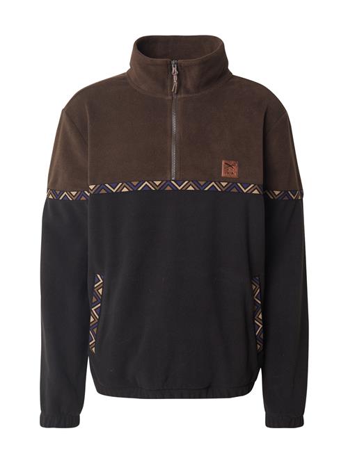 Iriedaily Pullover 'Monte Noe'  blå / mørkebrun / sort