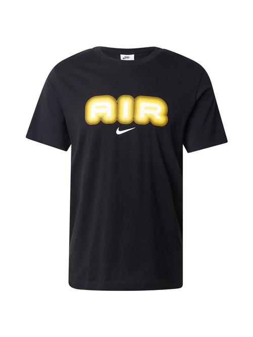 Nike Sportswear Bluser & t-shirts 'AIR'  gul / sort / hvid