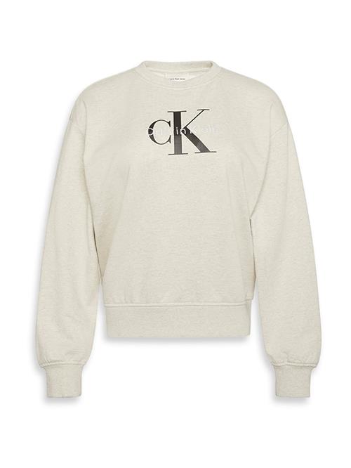 Calvin Klein Jeans Sweatshirt  grå-meleret / sort / hvid