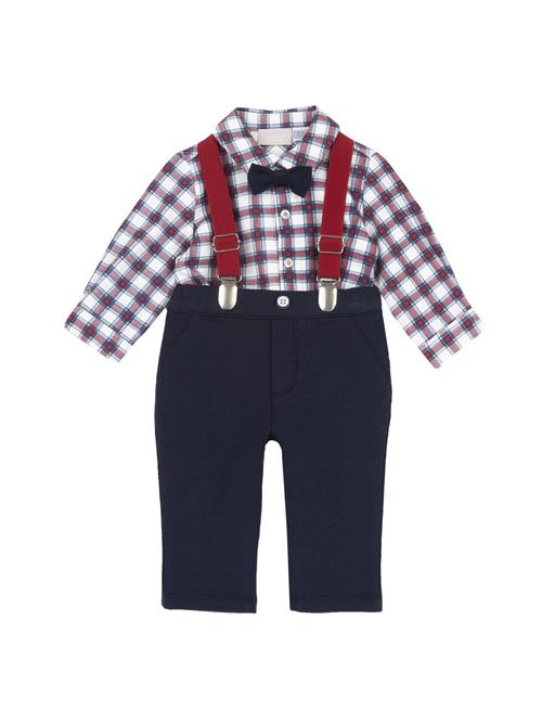 Chicco Sæt  navy / mørkerød / hvid