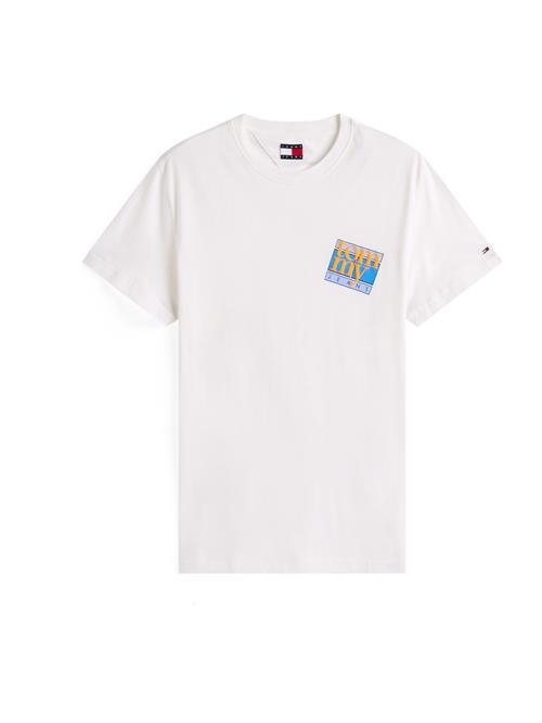 Tommy Jeans Bluser & t-shirts  ecru / blå / orange