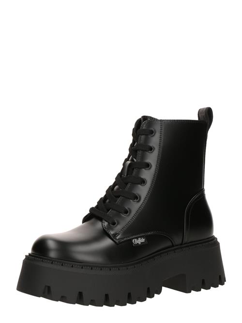 BUFFALO Snørestøvletter 'Aspen'  sort