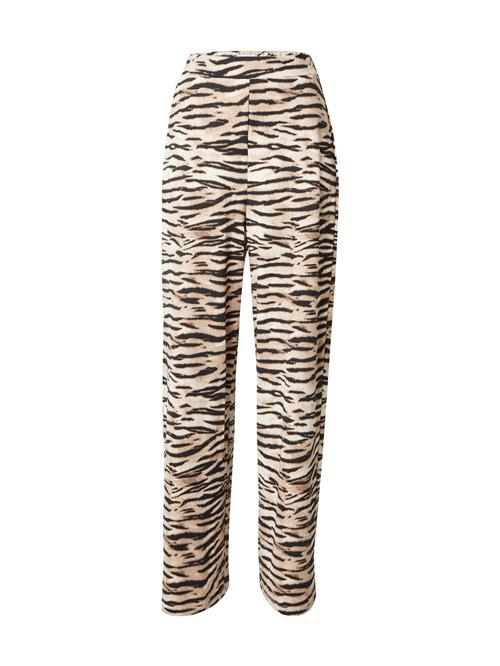 VILA Bukser 'VILEOA'  camel / ecru / sort