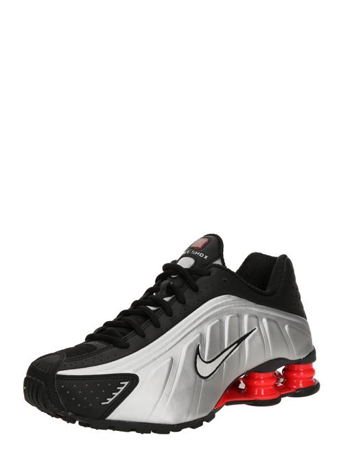 Nike Sportswear Sneaker low 'Shox R4'  rød / sort / sølv / hvid
